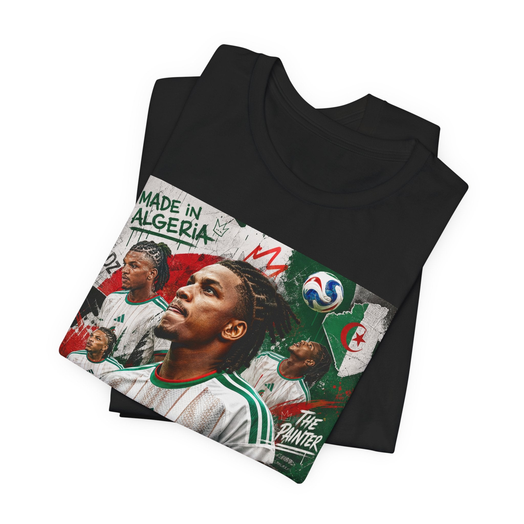 T-Shirt - Hicham Boudaoui. البس وشجّع بفخر، فأنت جزائري