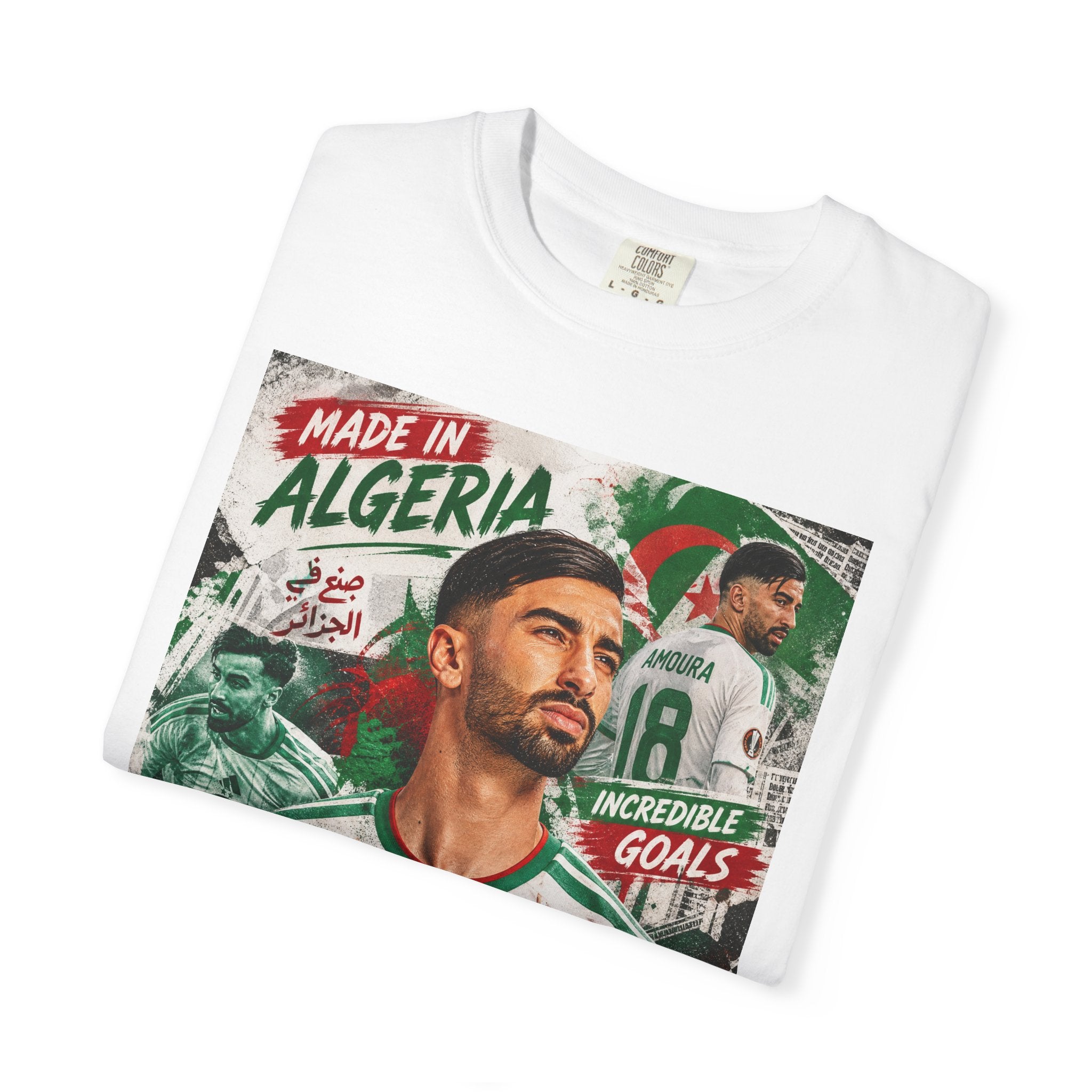 البس وشجّع بفخر، فأنت جزائري T-Shirt  Mohamed Amoura