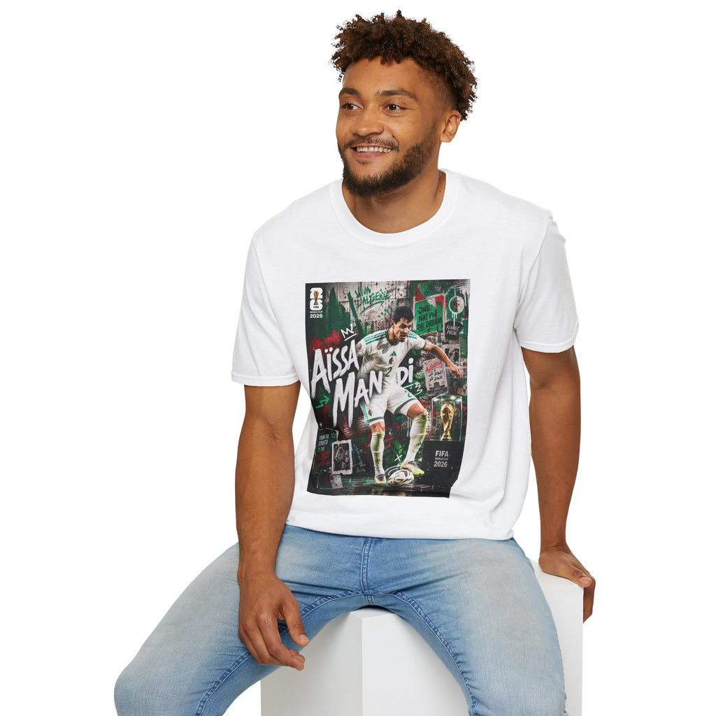T-Shirt Aïssa Mandi البس وشجّع بفخر، فأنت جزائري