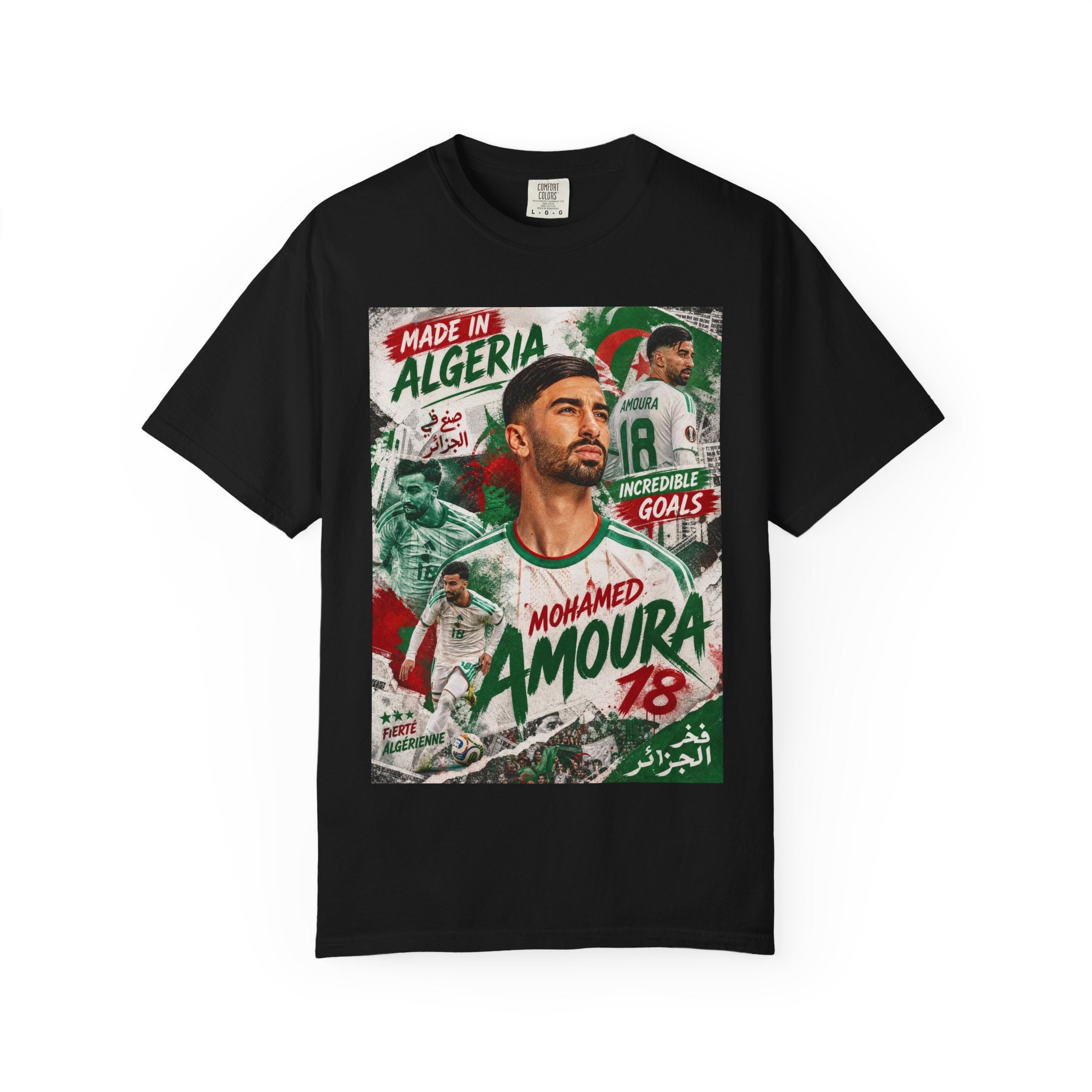 البس وشجّع بفخر، فأنت جزائري T-Shirt  Mohamed Amoura