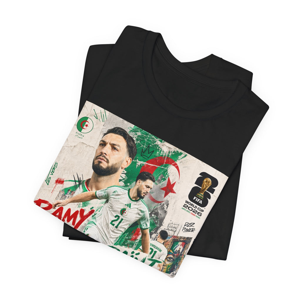 T-Shirt Ramy Bensebaïni. البس وشجّع بفخر، فأنت جزائري