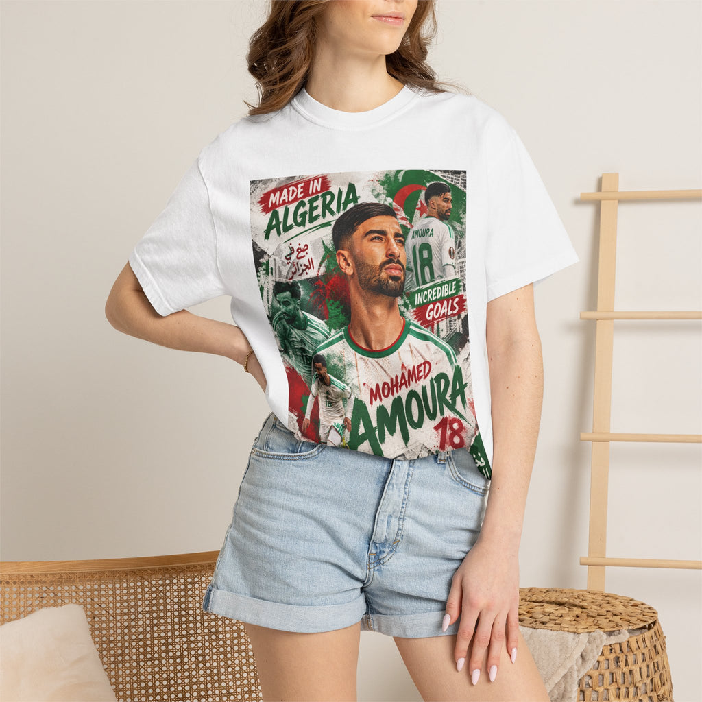 البس وشجّع بفخر، فأنت جزائري T-Shirt  Mohamed Amoura