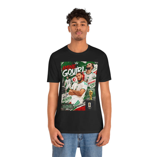 T-Shirt -Amine Gouiri. البس وشجّع بفخر، فأنت جزائري