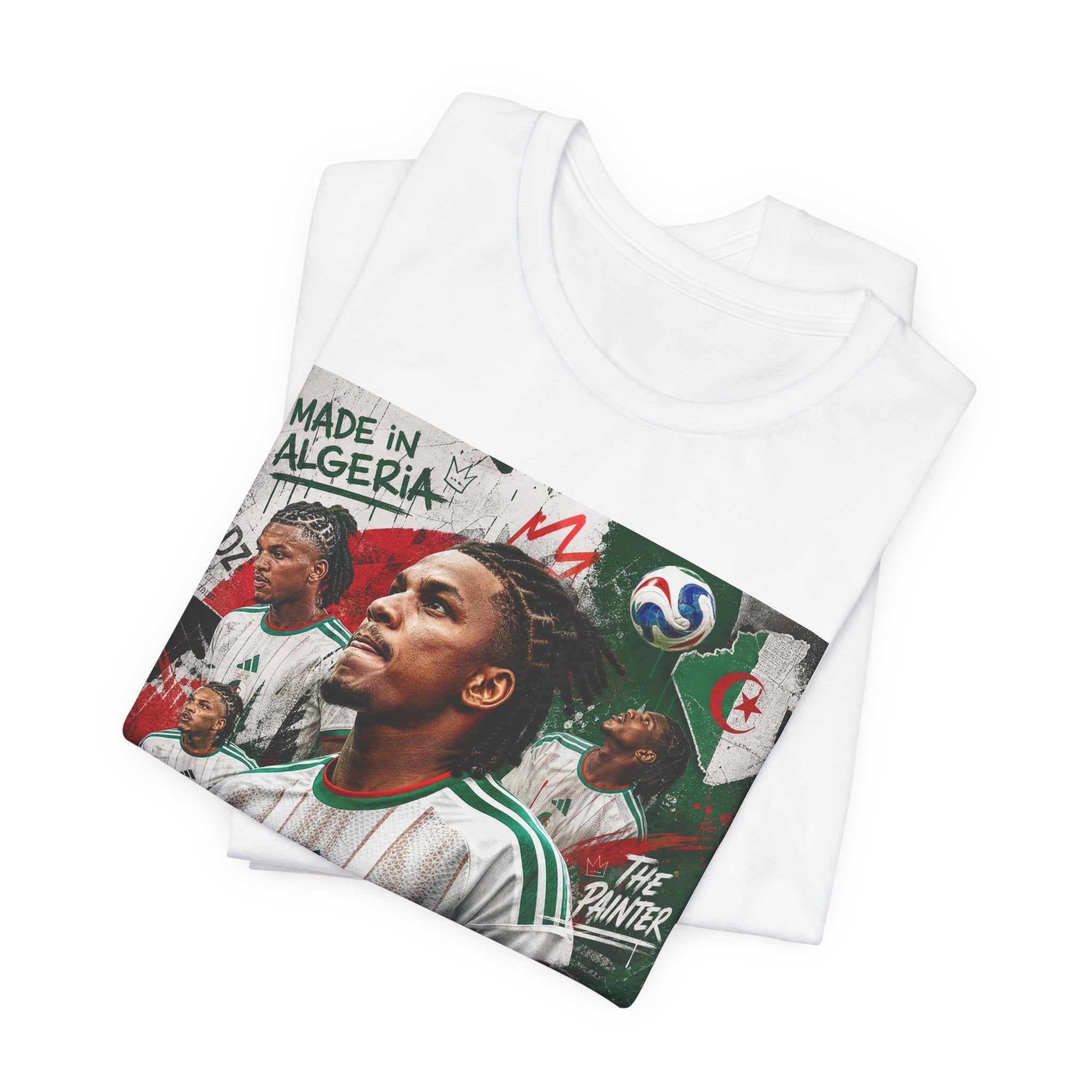 T-Shirt - Hicham Boudaoui. البس وشجّع بفخر، فأنت جزائري