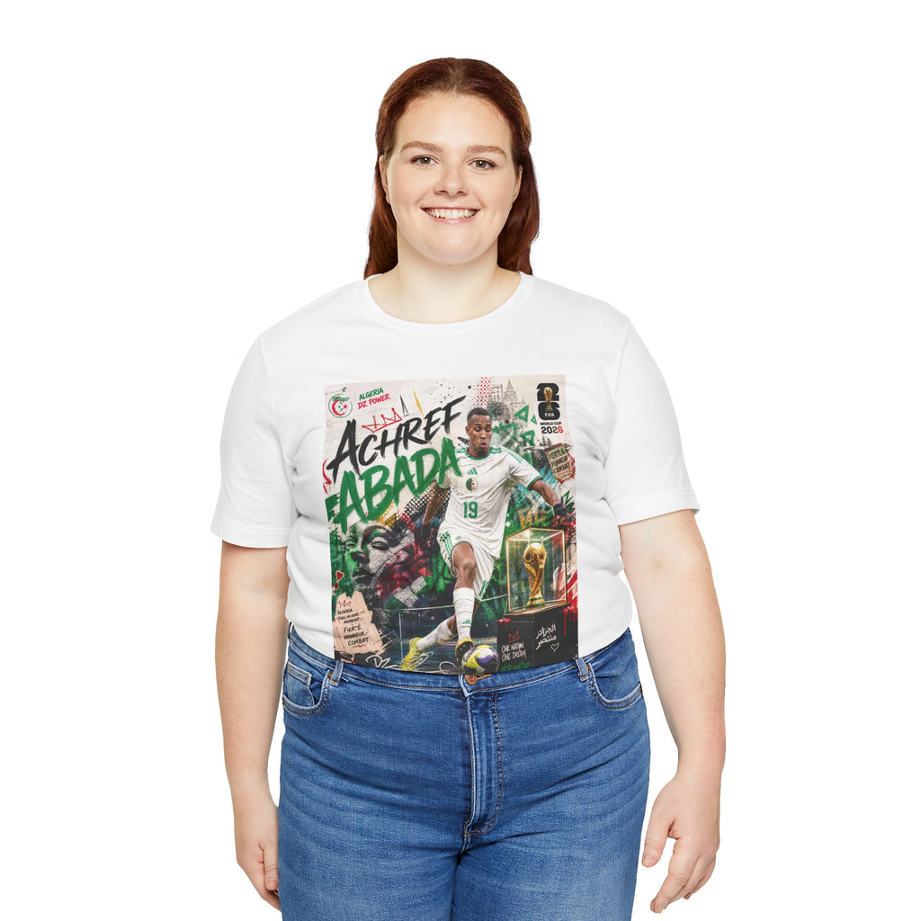 T-Shirt Achref Abada. البس وشجّع بفخر، فأنت جزائري