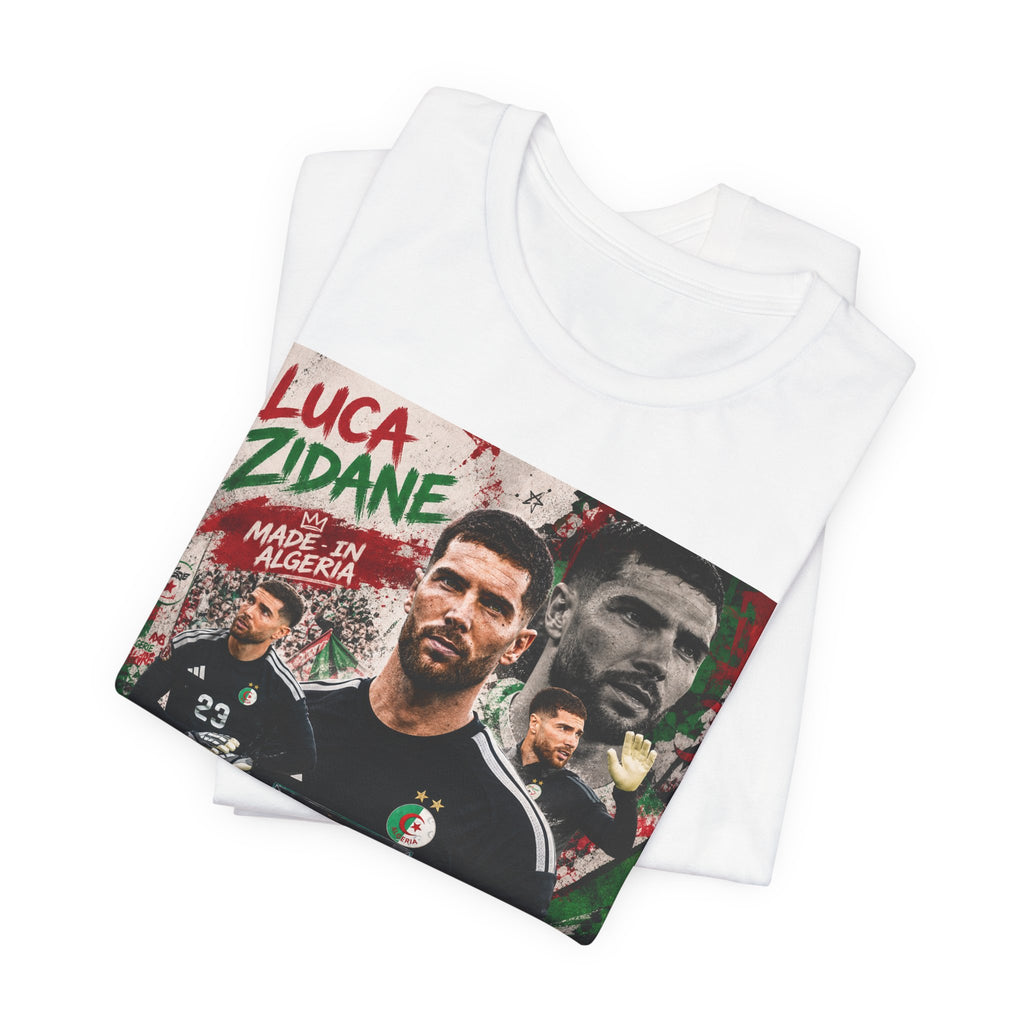 T-Shirt  Luca Zidane. البس وشجّع بفخر، فأنت جزائري