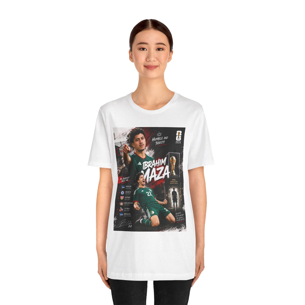 T-Shirt Ibrahim Maza. البس وشجّع بفخر، فأنت جزائري