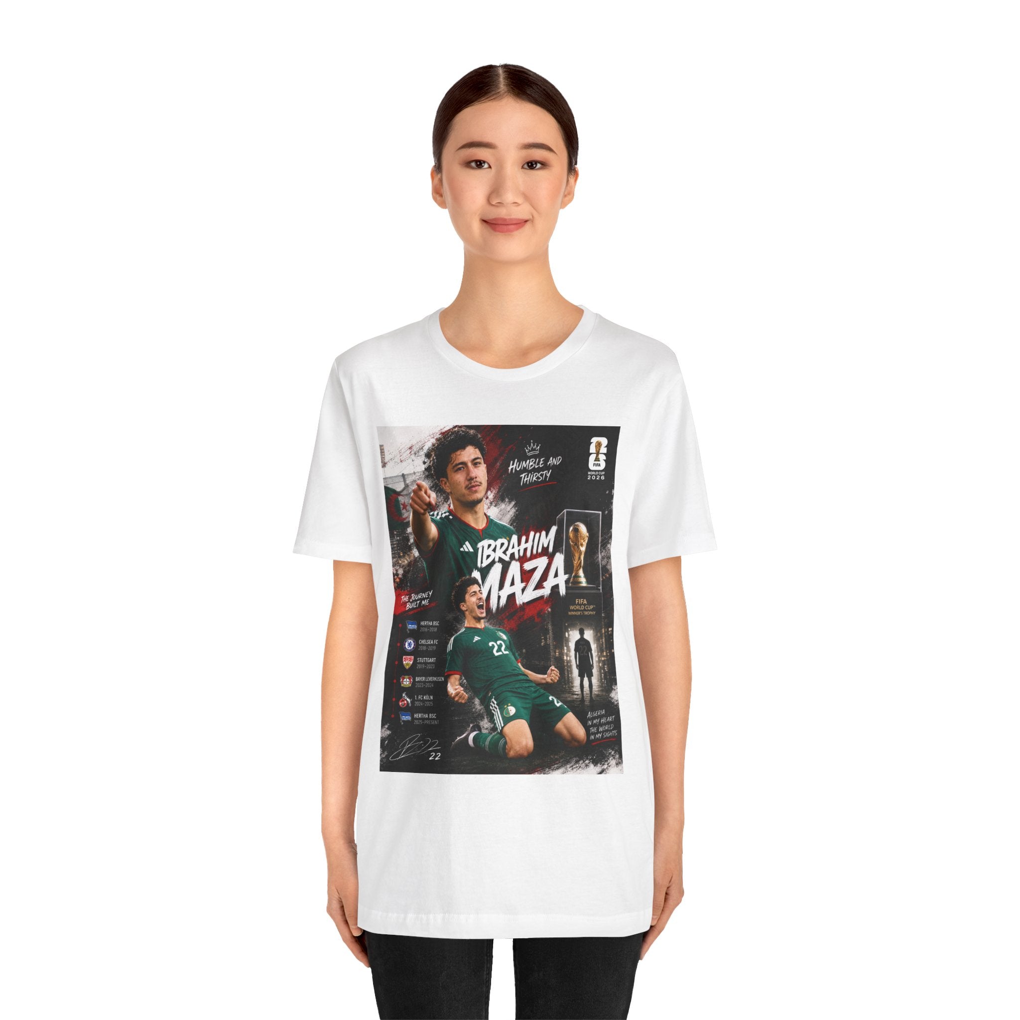 T-Shirt Ibrahim Maza. البس وشجّع بفخر، فأنت جزائري