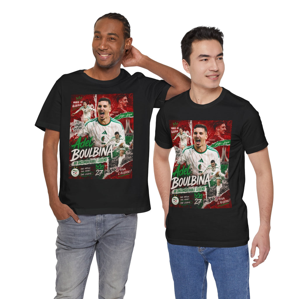 T-Shirt Adil Boulbina. البس وشجّع بفخر، فأنت جزائري