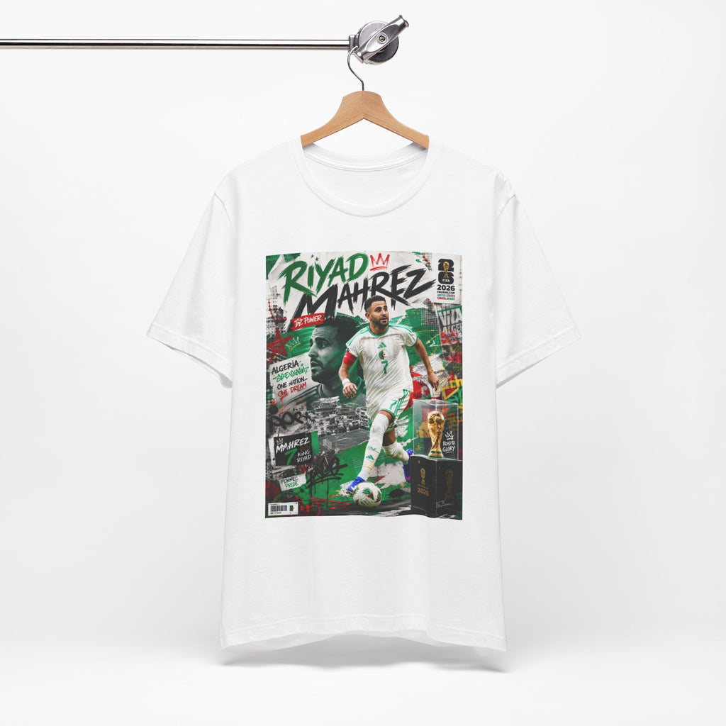 T-Shirt Riyad Mahrez. البس وشجّع بفخر، فأنت جزائري