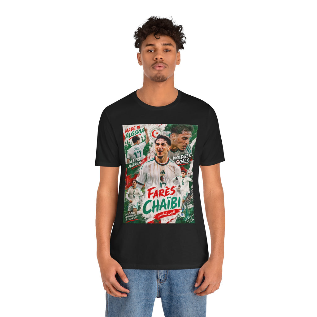 T-Shirt Farès Chaïbi. البس وشجّع بفخر، فأنت جزائري