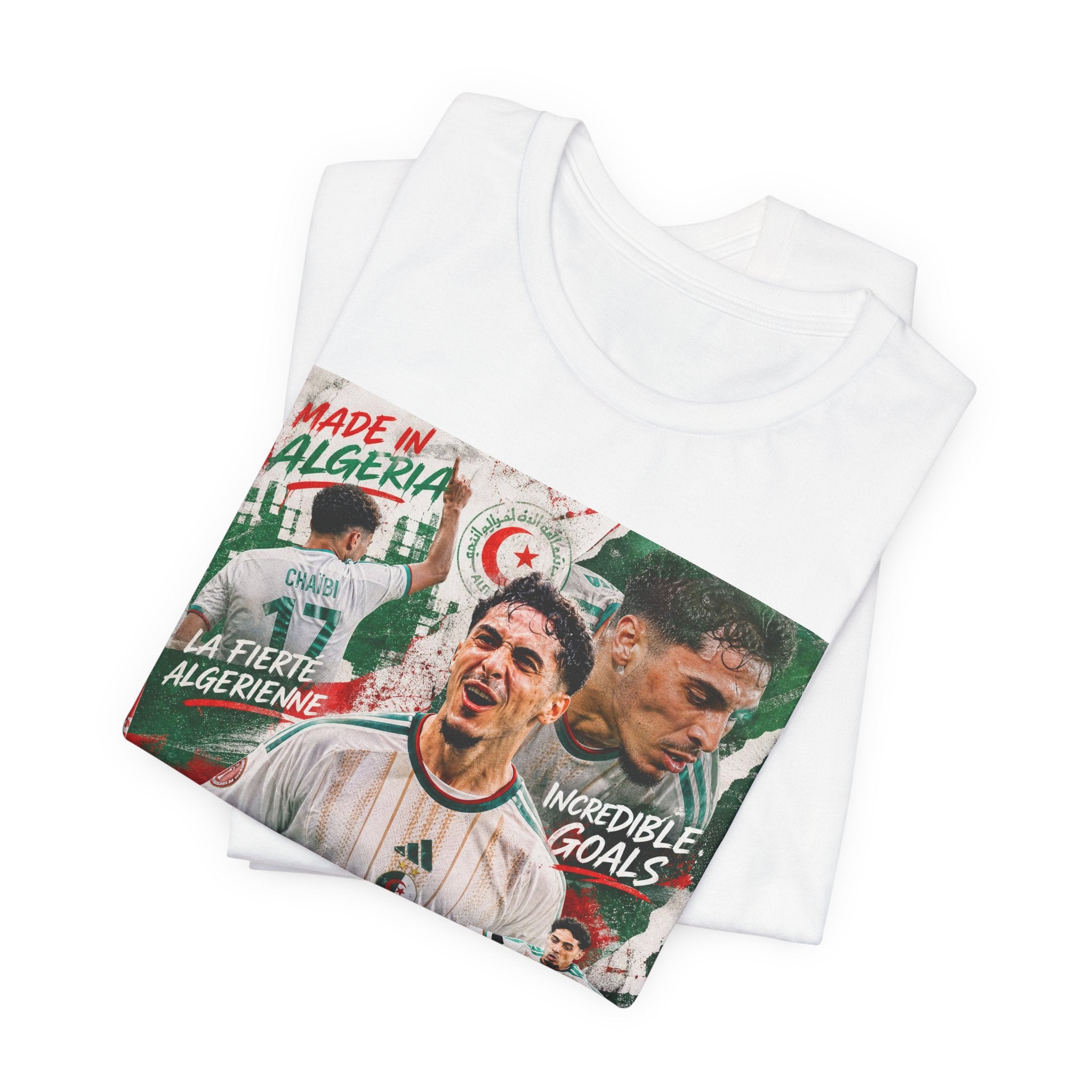 T-Shirt Farès Chaïbi. البس وشجّع بفخر، فأنت جزائري