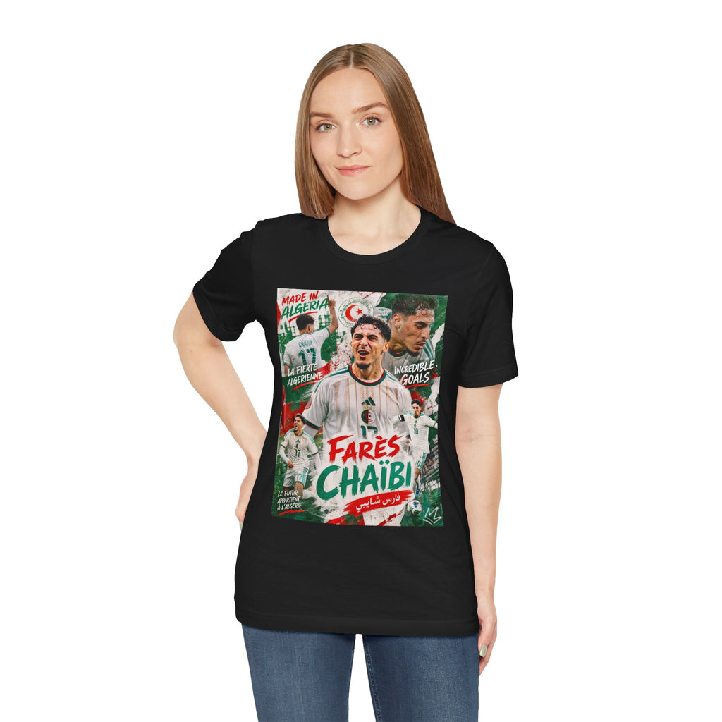 T-Shirt Farès Chaïbi. البس وشجّع بفخر، فأنت جزائري