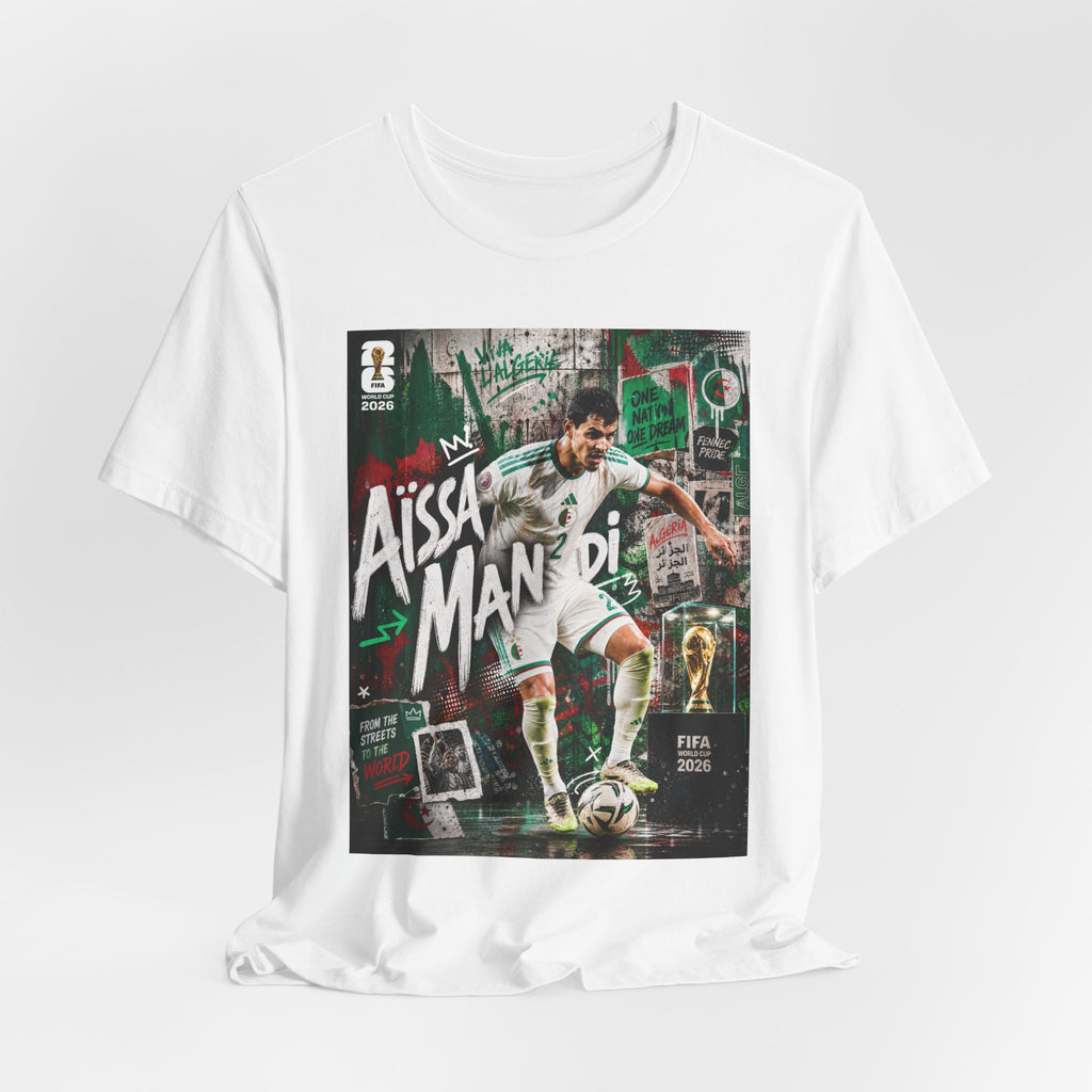 T-Shirt Aïssa Mandi البس وشجّع بفخر، فأنت جزائري
