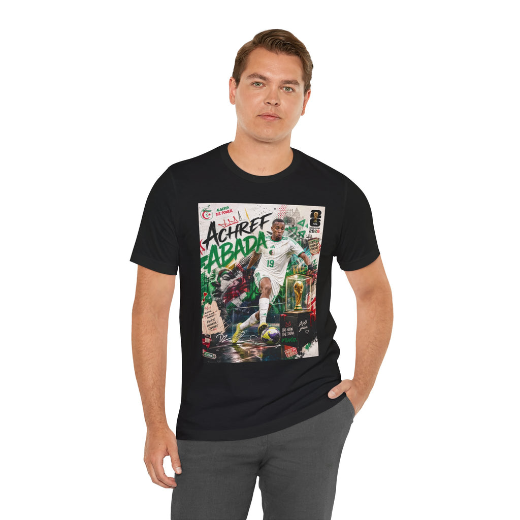 T-Shirt Achref Abada. البس وشجّع بفخر، فأنت جزائري