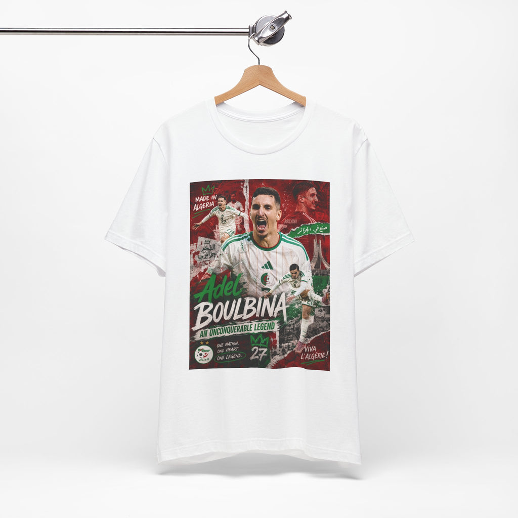T-Shirt Adil Boulbina. البس وشجّع بفخر، فأنت جزائري