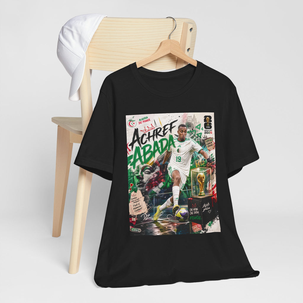 T-Shirt Achref Abada. البس وشجّع بفخر، فأنت جزائري