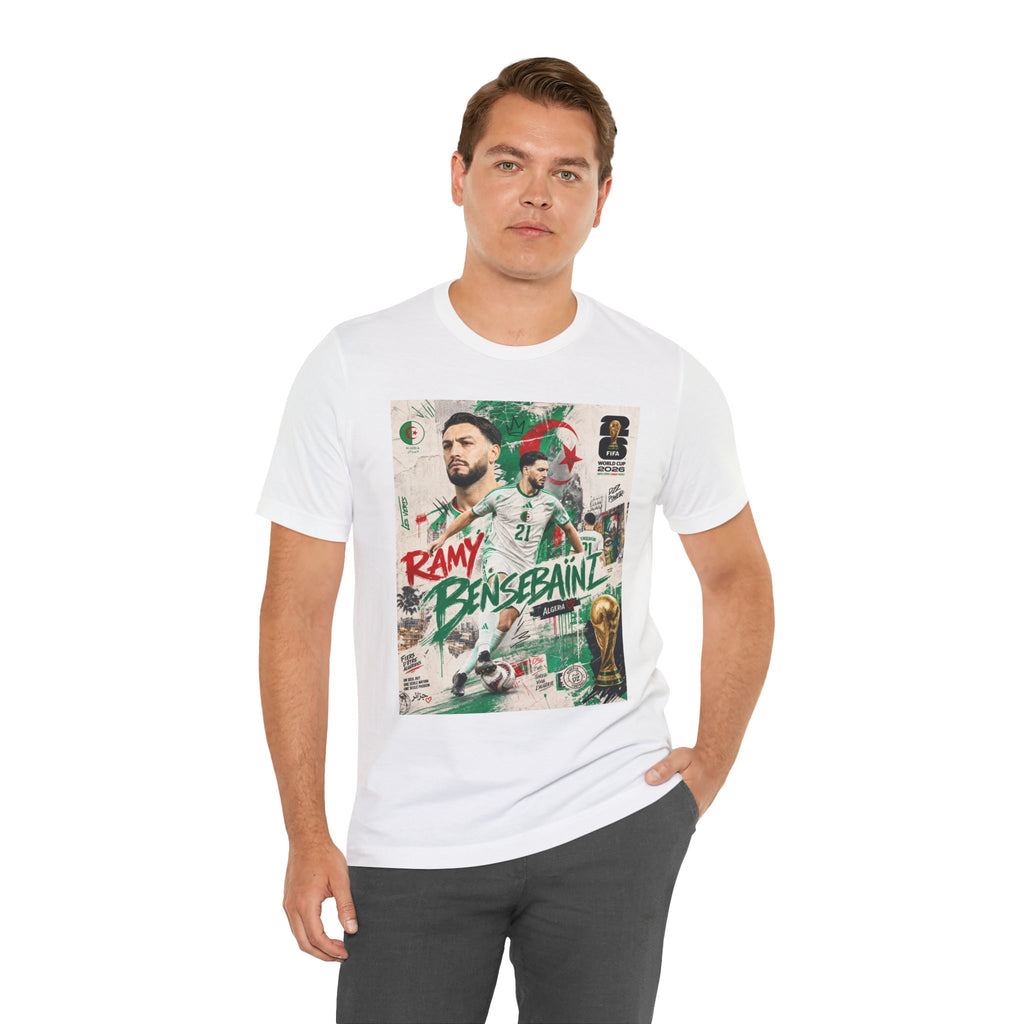 T-Shirt Ramy Bensebaïni. البس وشجّع بفخر، فأنت جزائري