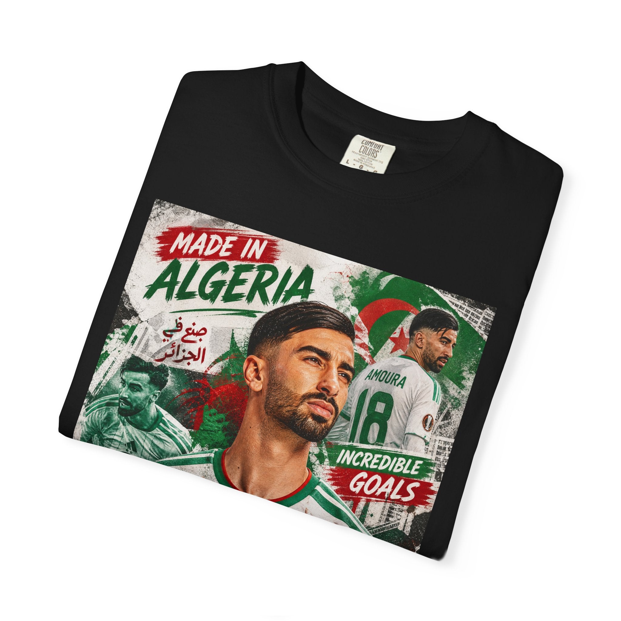 البس وشجّع بفخر، فأنت جزائري T-Shirt  Mohamed Amoura