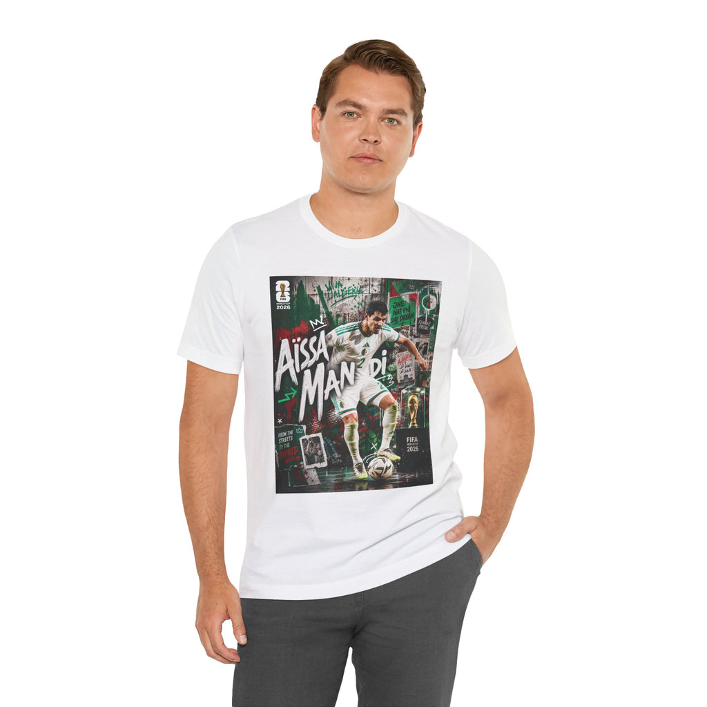 T-Shirt Aïssa Mandi البس وشجّع بفخر، فأنت جزائري