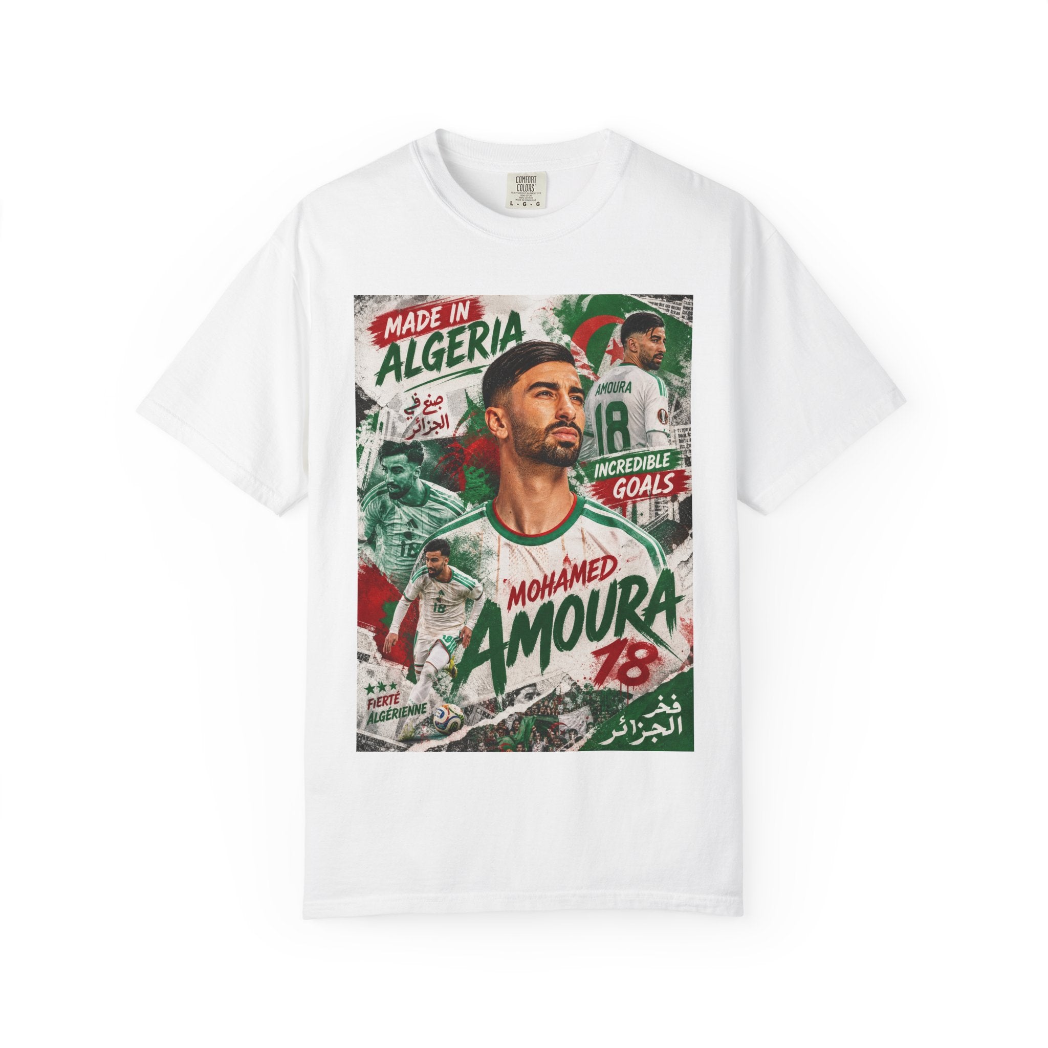 البس وشجّع بفخر، فأنت جزائري T-Shirt  Mohamed Amoura