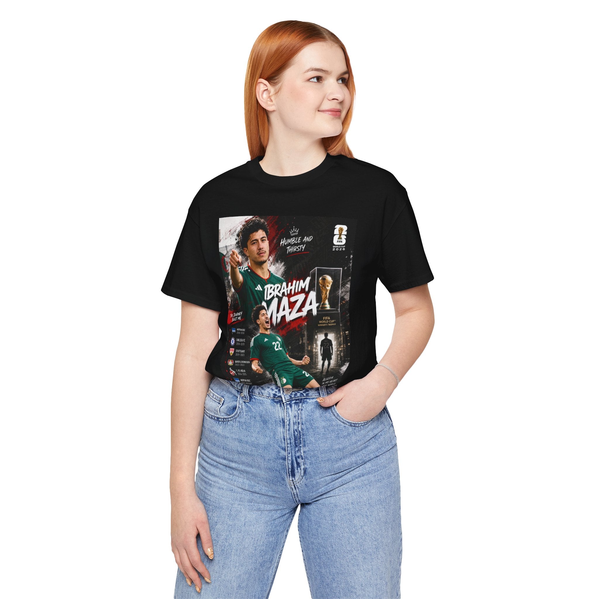 T-Shirt Ibrahim Maza. البس وشجّع بفخر، فأنت جزائري