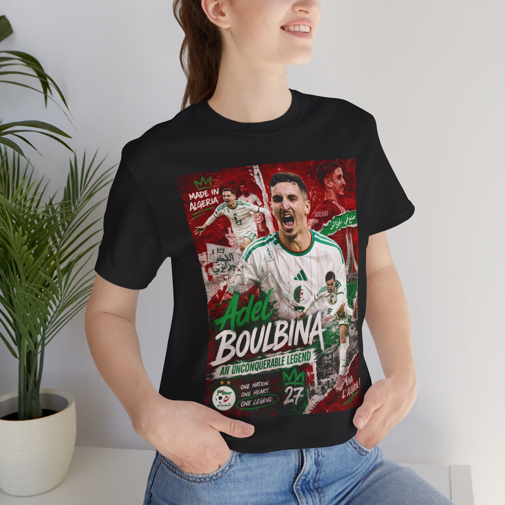 T-Shirt Adil Boulbina. البس وشجّع بفخر، فأنت جزائري