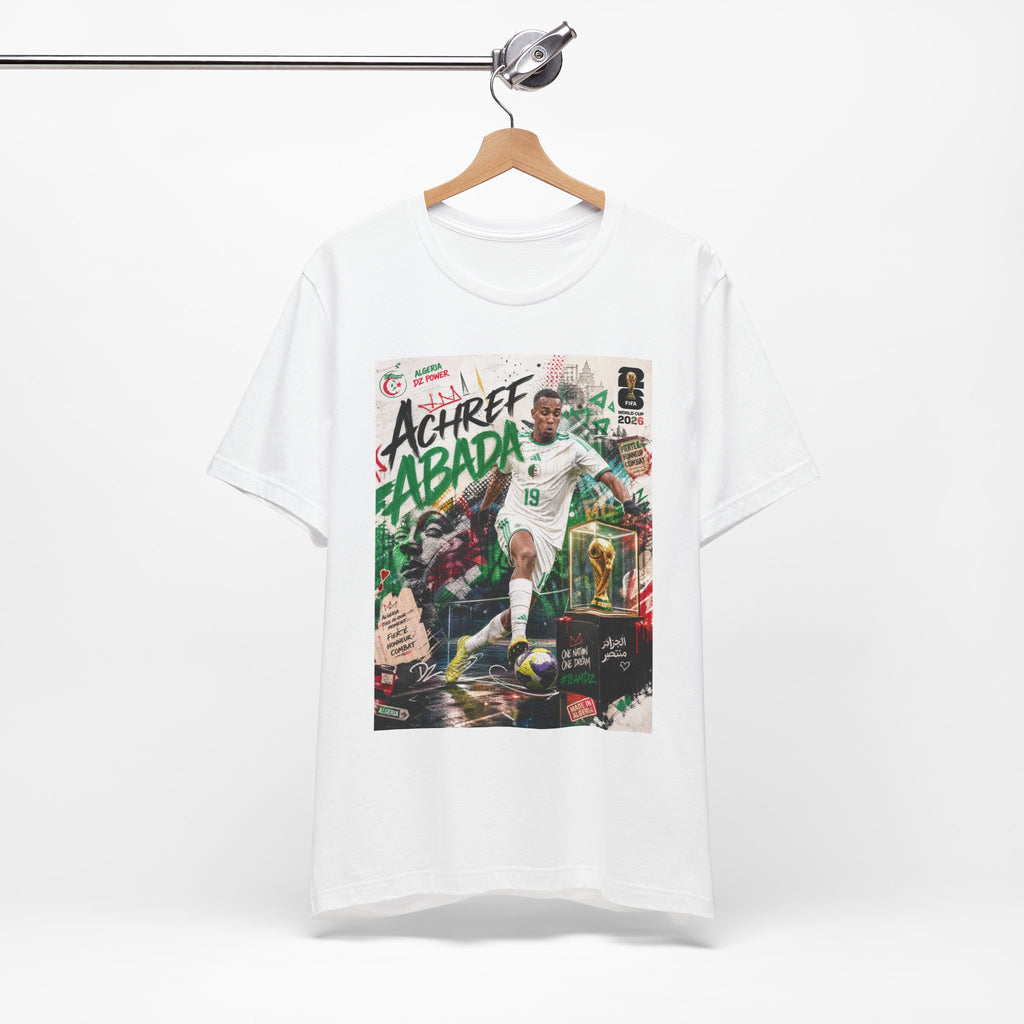 T-Shirt Achref Abada. البس وشجّع بفخر، فأنت جزائري