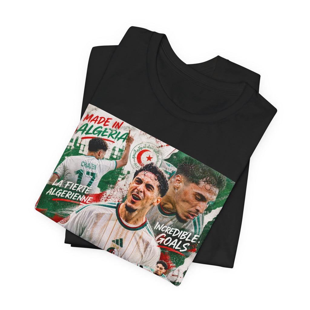 T-Shirt Farès Chaïbi. البس وشجّع بفخر، فأنت جزائري