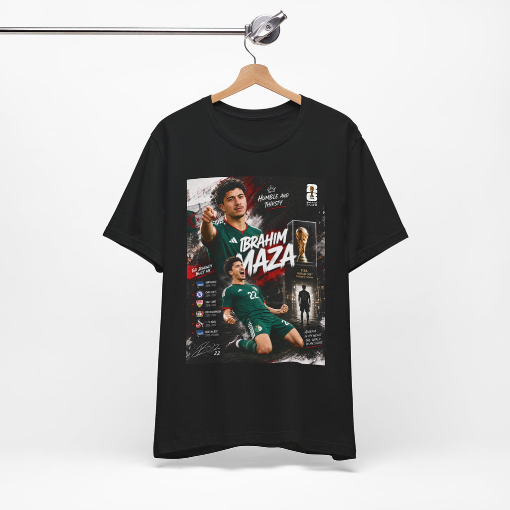 T-Shirt Ibrahim Maza. البس وشجّع بفخر، فأنت جزائري