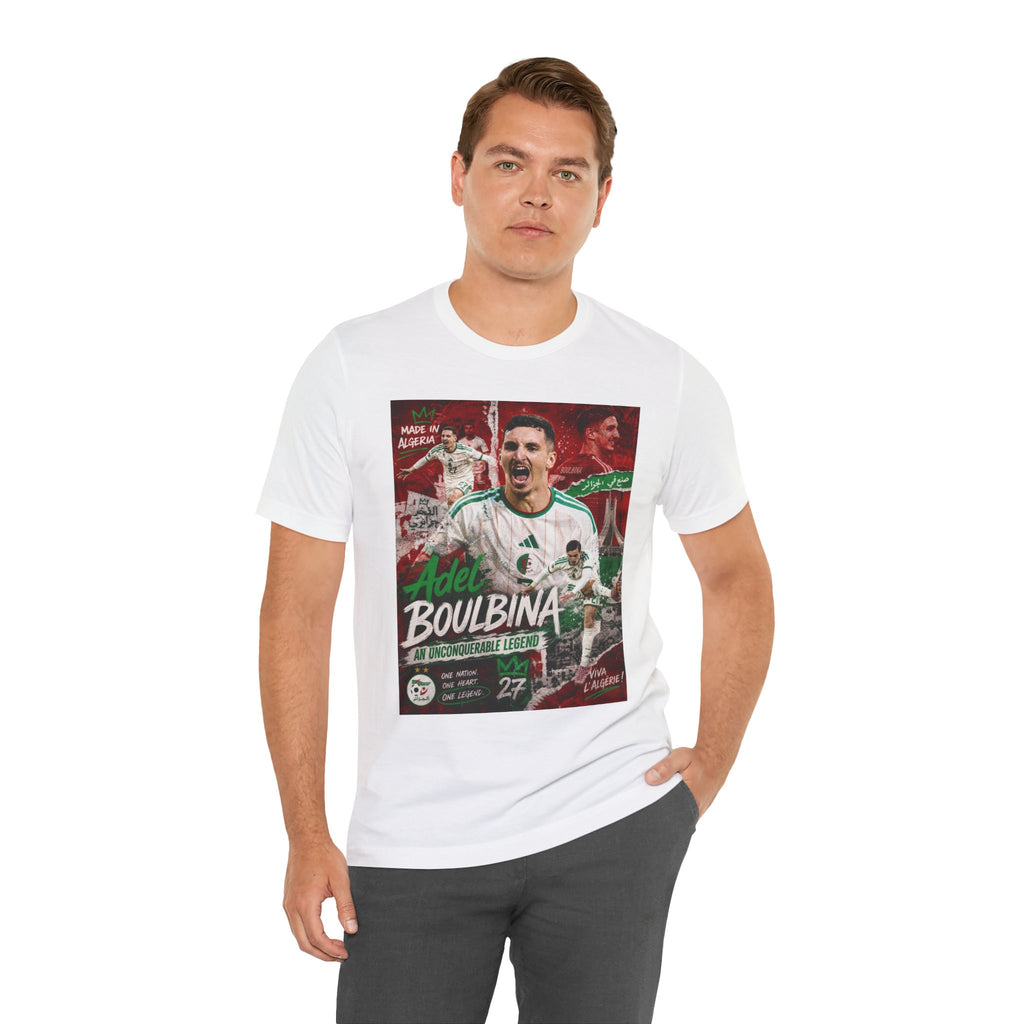T-Shirt Adil Boulbina. البس وشجّع بفخر، فأنت جزائري