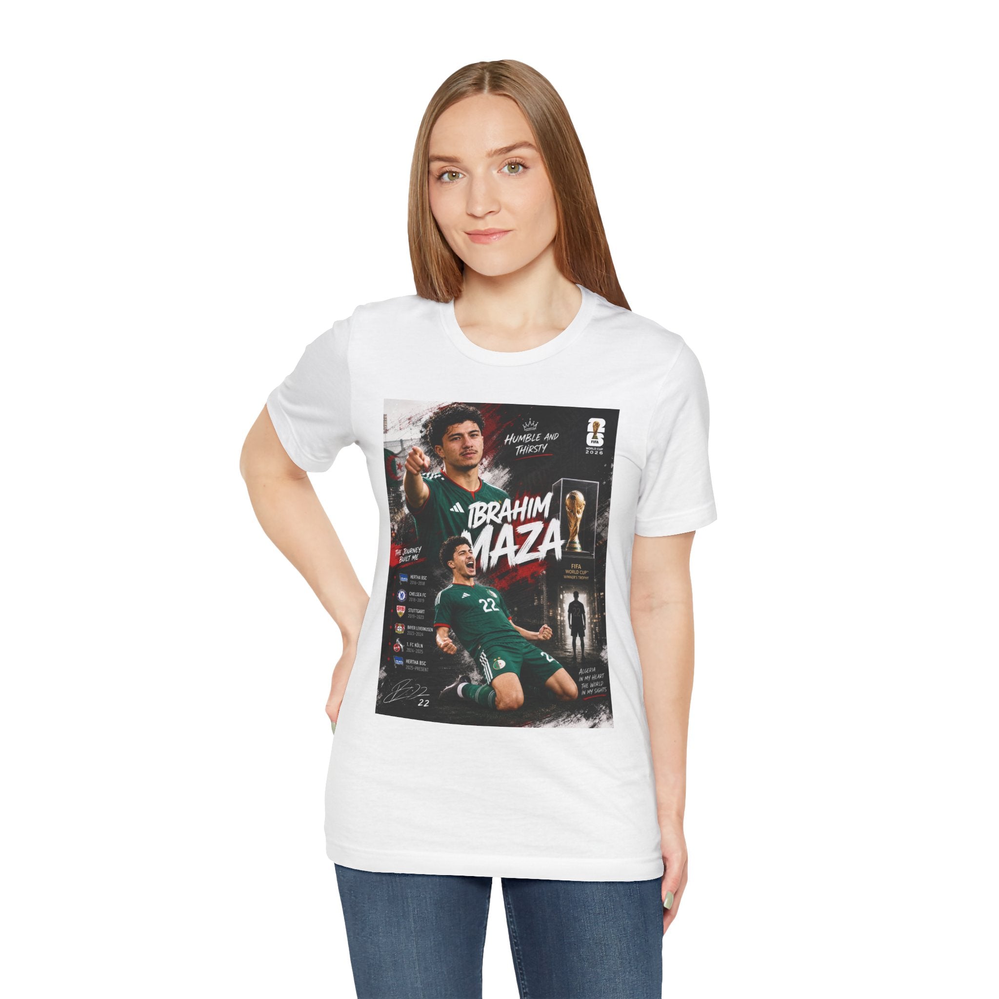 T-Shirt Ibrahim Maza. البس وشجّع بفخر، فأنت جزائري