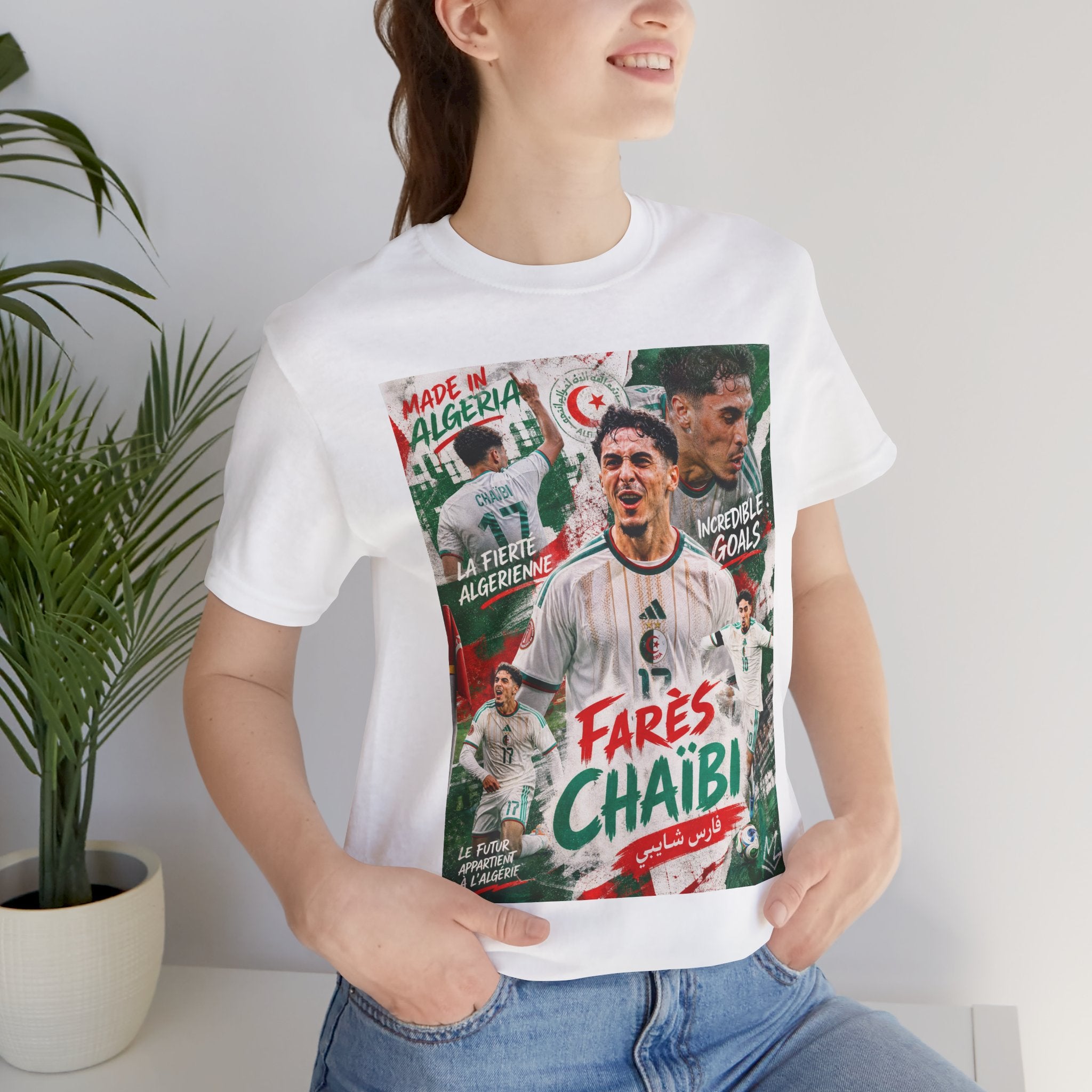 T-Shirt Farès Chaïbi. البس وشجّع بفخر، فأنت جزائري