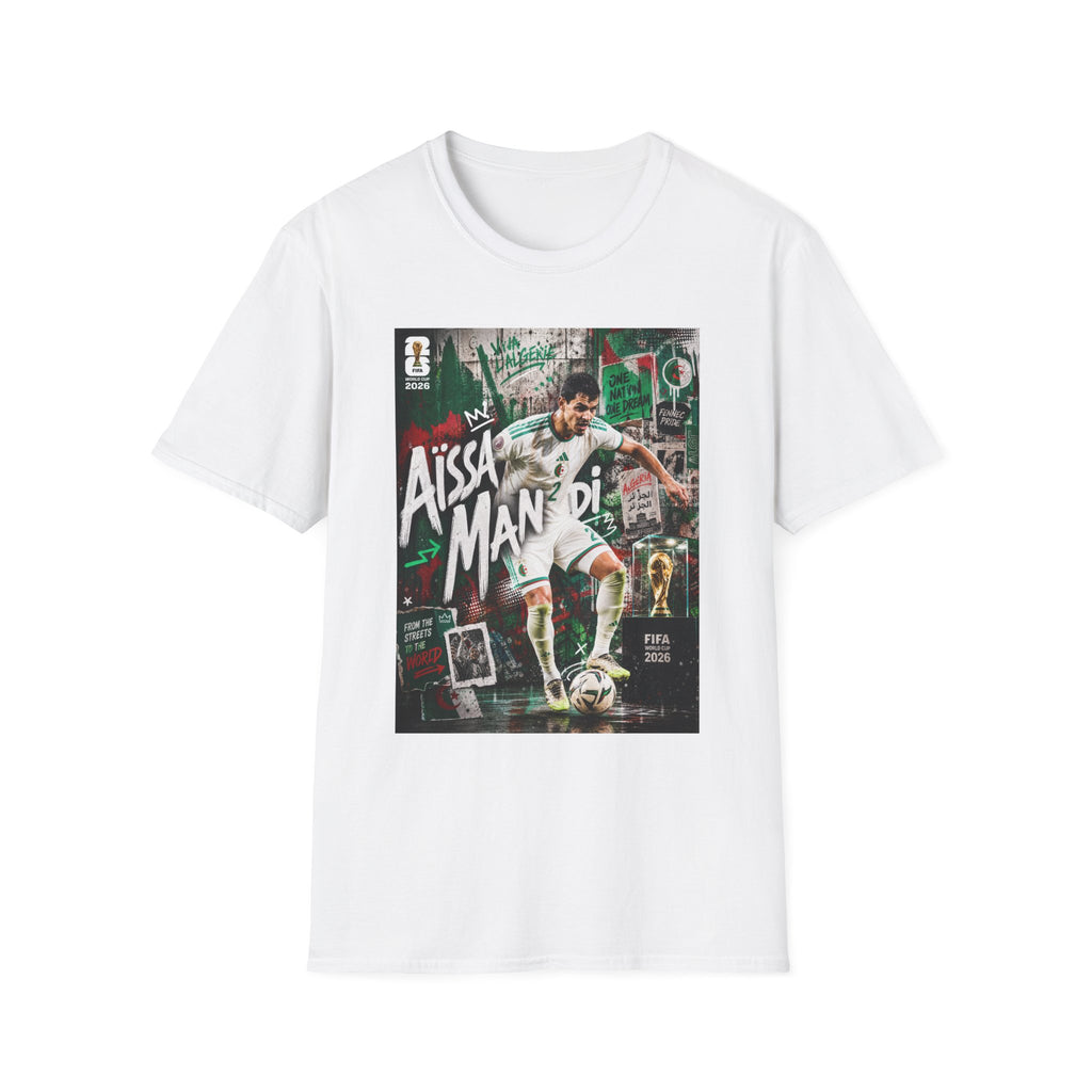 T-Shirt Aïssa Mandi البس وشجّع بفخر، فأنت جزائري