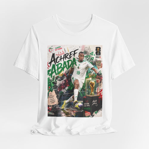 T-Shirt Achref Abada. البس وشجّع بفخر، فأنت جزائري
