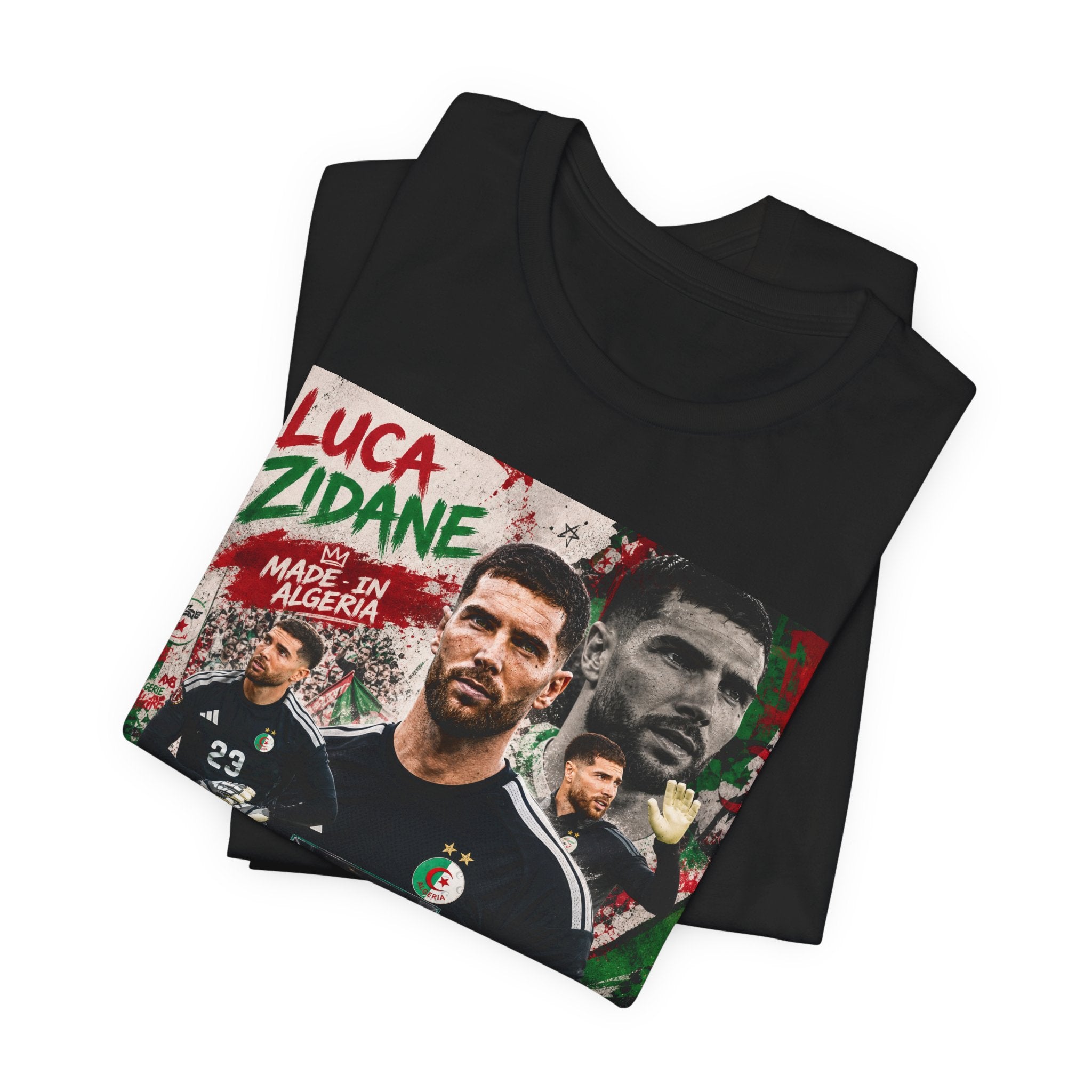 T-Shirt  Luca Zidane. البس وشجّع بفخر، فأنت جزائري