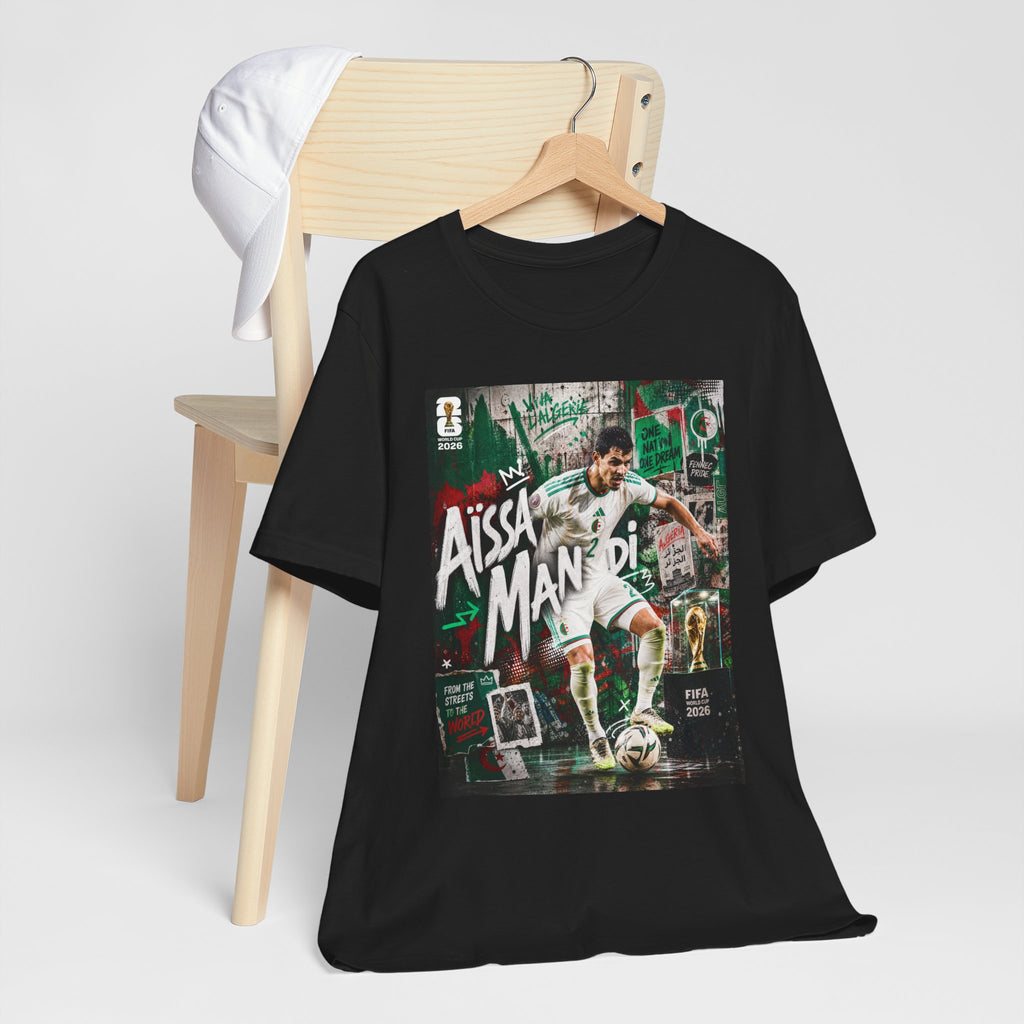 T-Shirt Aïssa Mandi البس وشجّع بفخر، فأنت جزائري