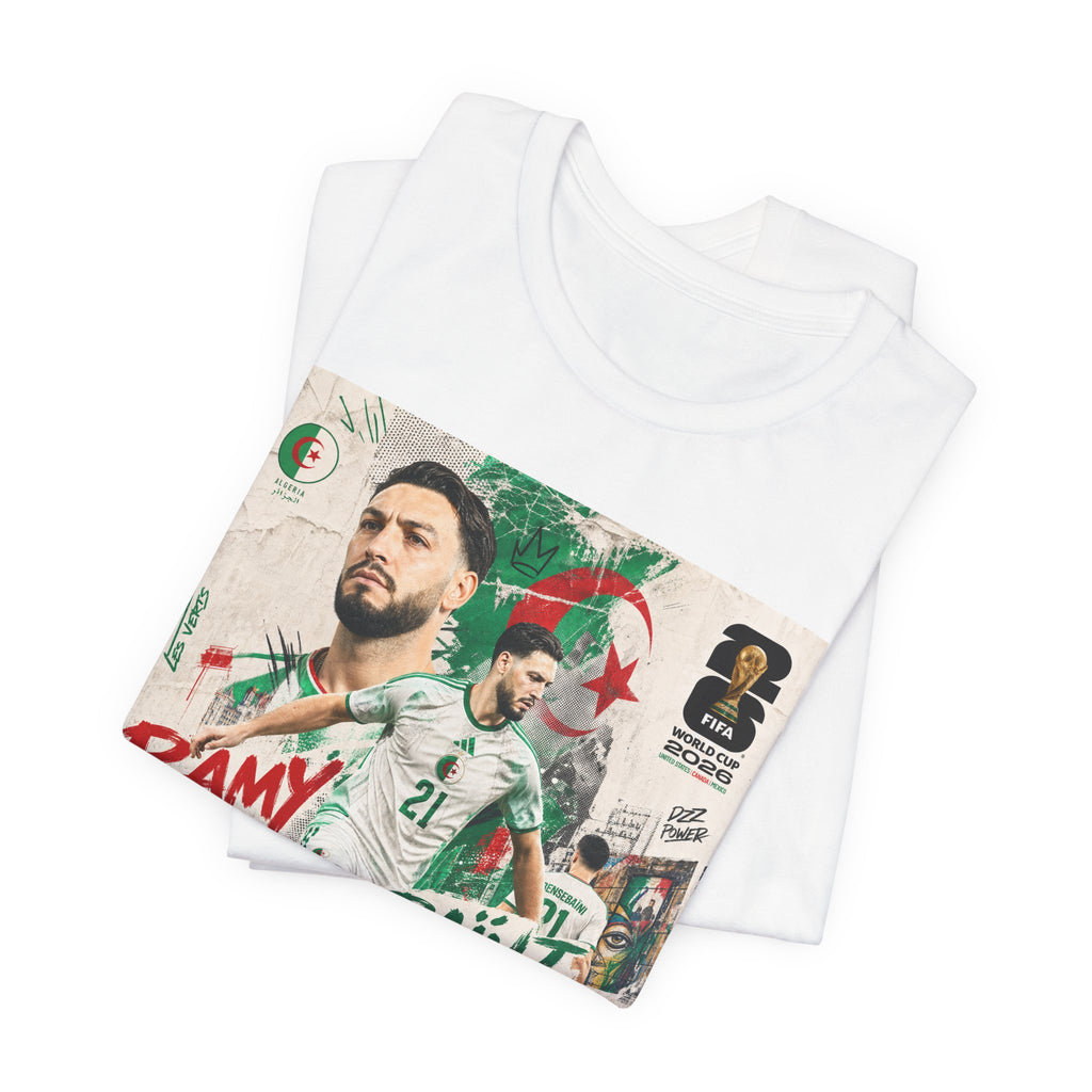 T-Shirt Ramy Bensebaïni. البس وشجّع بفخر، فأنت جزائري