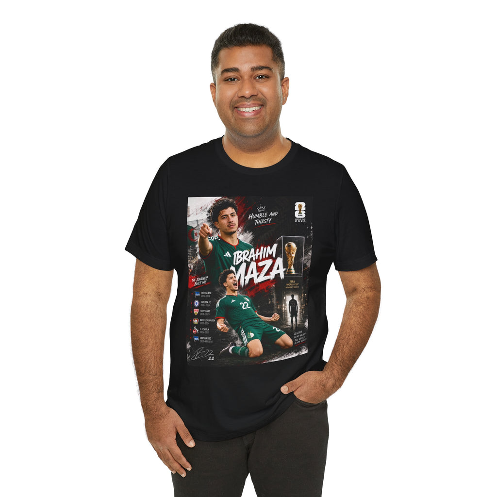 T-Shirt Ibrahim Maza. البس وشجّع بفخر، فأنت جزائري