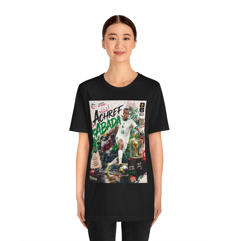 T-Shirt Achref Abada. البس وشجّع بفخر، فأنت جزائري