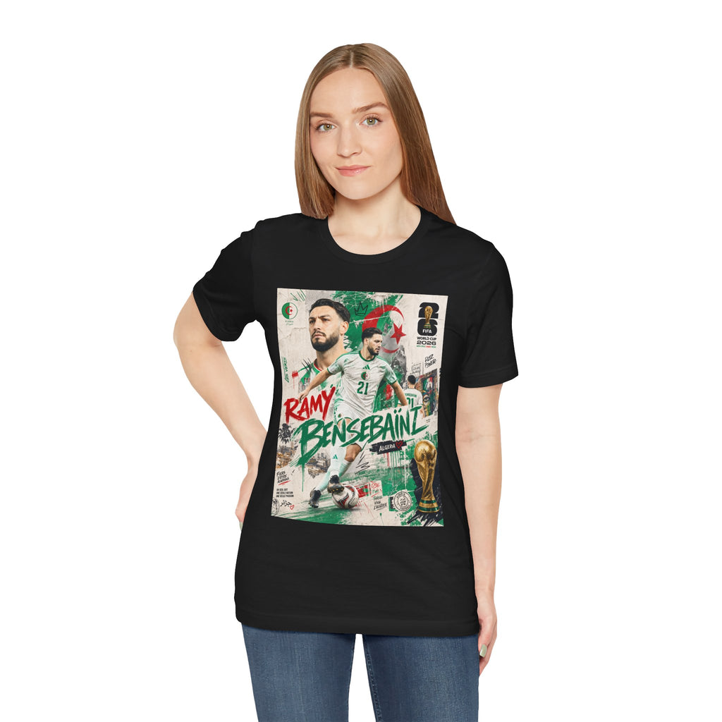 T-Shirt Ramy Bensebaïni. البس وشجّع بفخر، فأنت جزائري