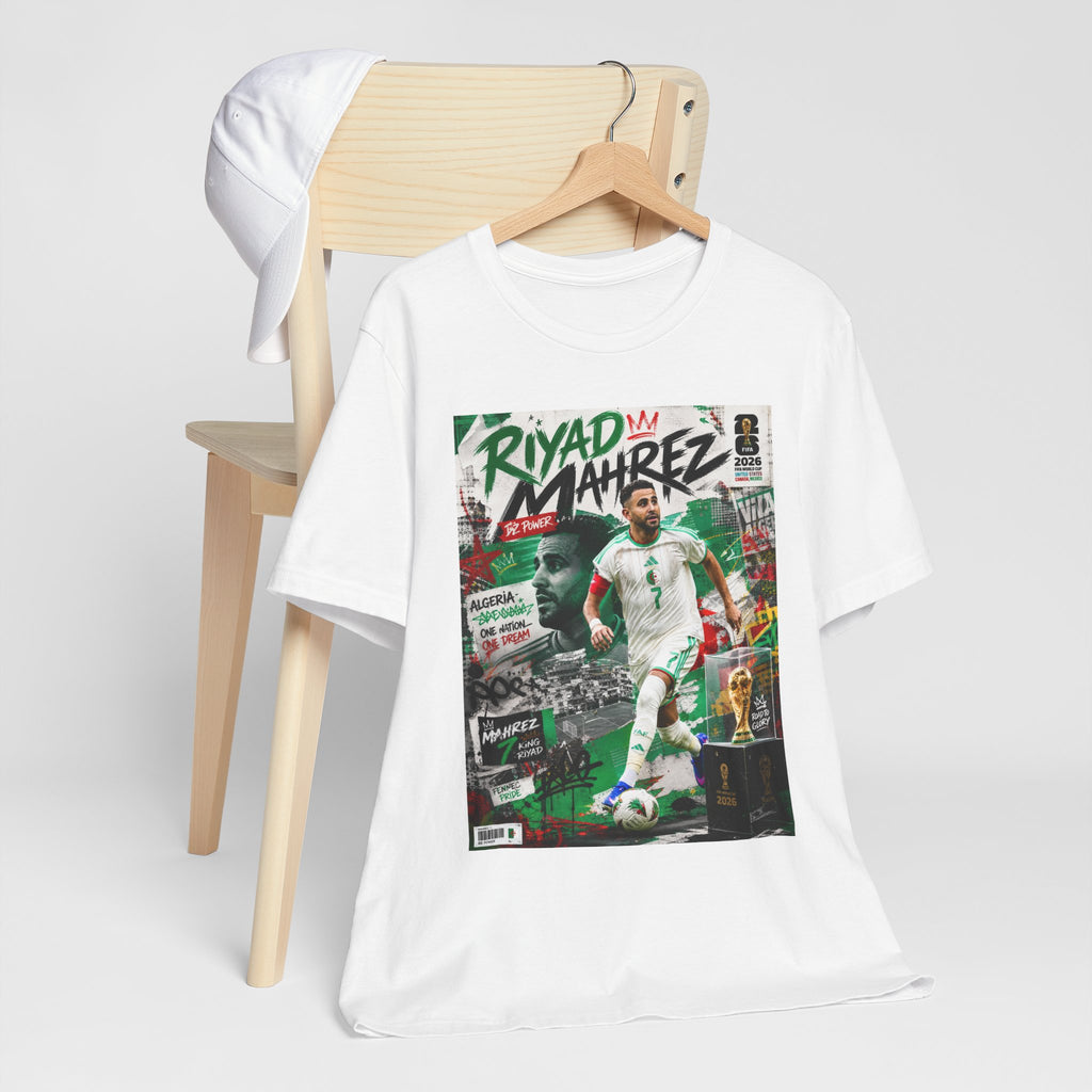 T-Shirt Riyad Mahrez. البس وشجّع بفخر، فأنت جزائري