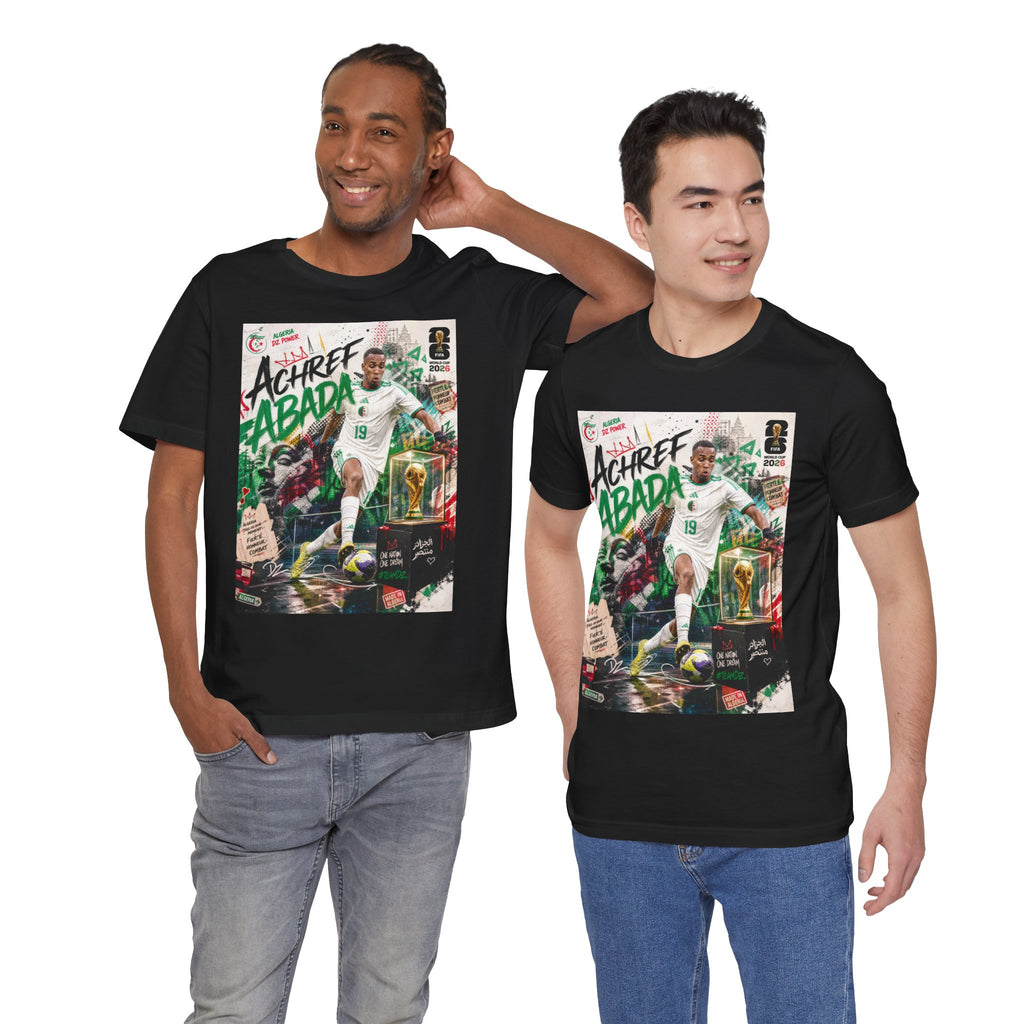 T-Shirt Achref Abada. البس وشجّع بفخر، فأنت جزائري