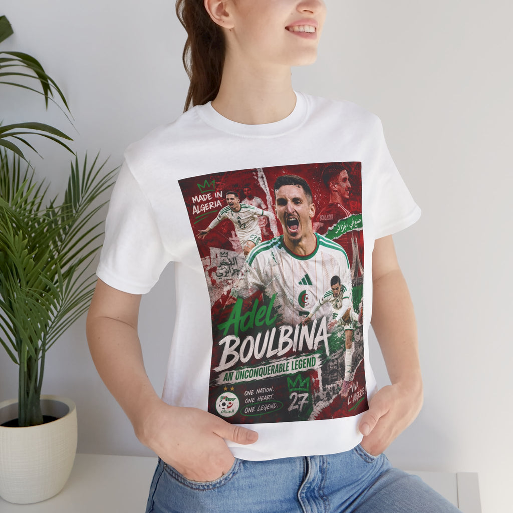 T-Shirt Adil Boulbina. البس وشجّع بفخر، فأنت جزائري