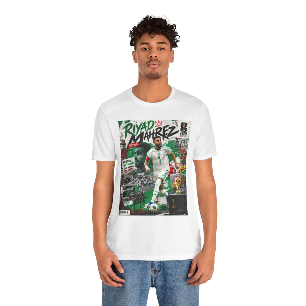 T-Shirt Riyad Mahrez. البس وشجّع بفخر، فأنت جزائري