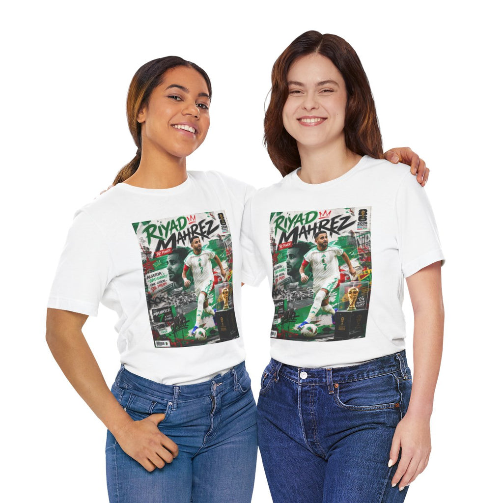 T-Shirt Riyad Mahrez. البس وشجّع بفخر، فأنت جزائري